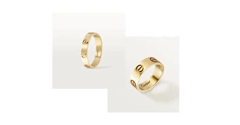 cartier love ring thin vs thick|cartier love interlocking ring.